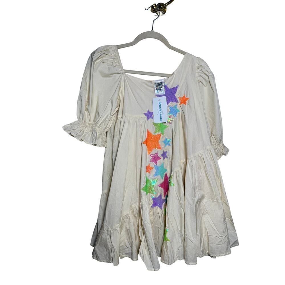 NWT Queen of Sparkles Darling Star Dress Girls Sz. XL - Picture 2 of 10